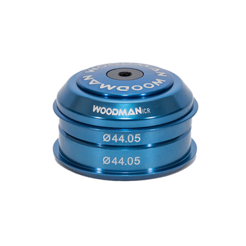 1-1/8" Woodman semi-integrated blue headset, ZS44/28.6-ZS44/30